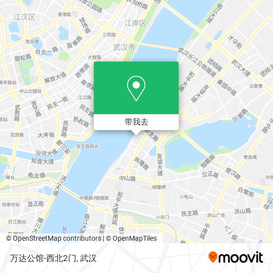 万达公馆-西北2门地图