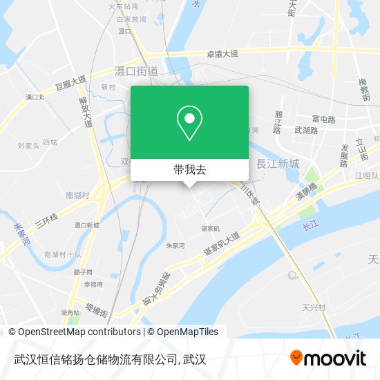 武汉恒信铭扬仓储物流有限公司地图