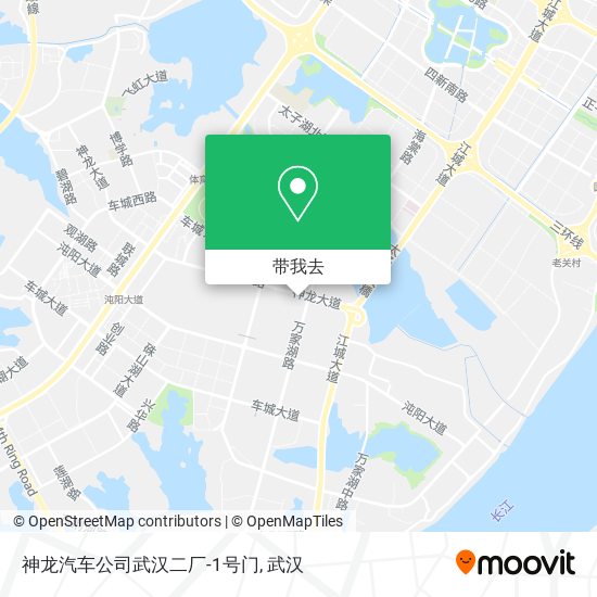 神龙汽车公司武汉二厂-1号门地图
