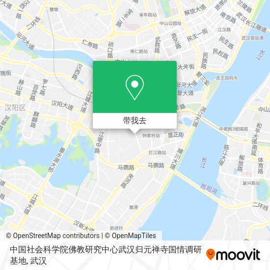 中国社会科学院佛教研究中心武汉归元禅寺国情调研基地地图