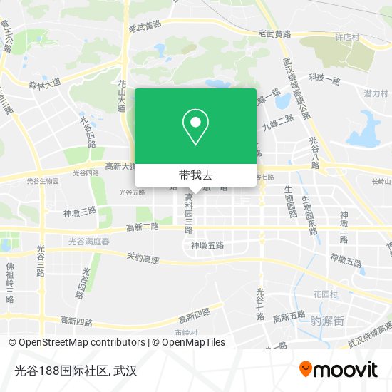 光谷188国际社区地图