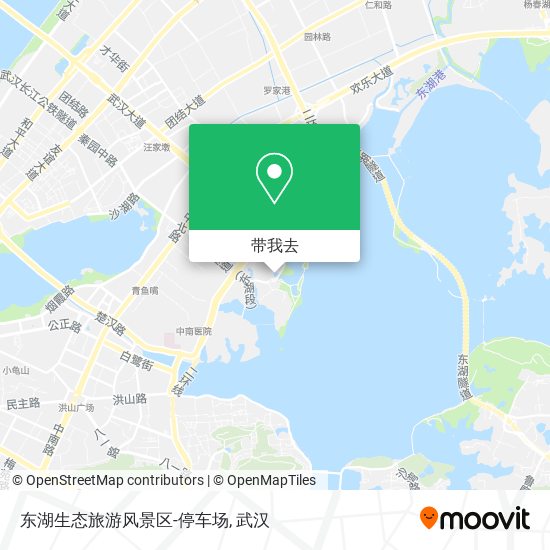 东湖生态旅游风景区-停车场地图