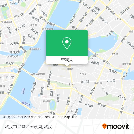 武汉市武昌区民政局地图
