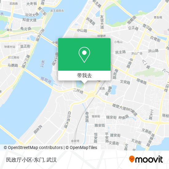 民政厅小区-东门地图