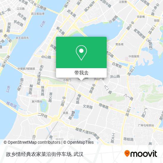 故乡情经典农家菜沿街停车场地图