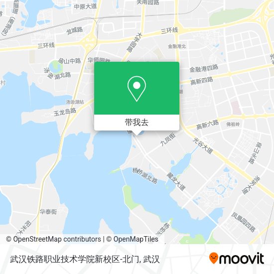 武汉铁路职业技术学院新校区-北门地图