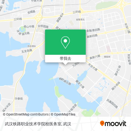 武汉铁路职业技术学院校医务室地图