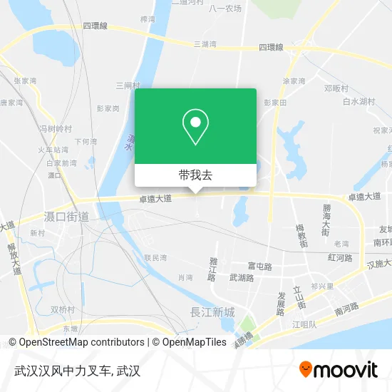 武汉汉风中力叉车地图