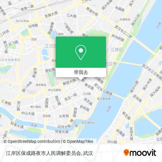 江岸区保成路夜市人民调解委员会地图