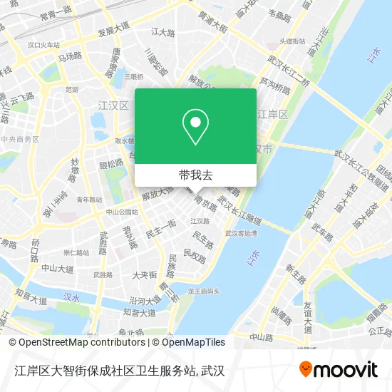 江岸区大智街保成社区卫生服务站地图