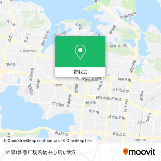 哈森(鲁巷广场购物中心店)地图