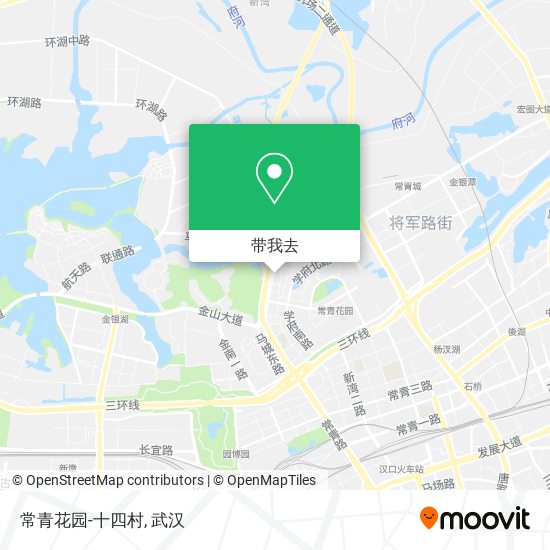 常青花园-十四村地图
