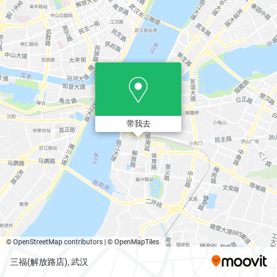 三福(解放路店)地图