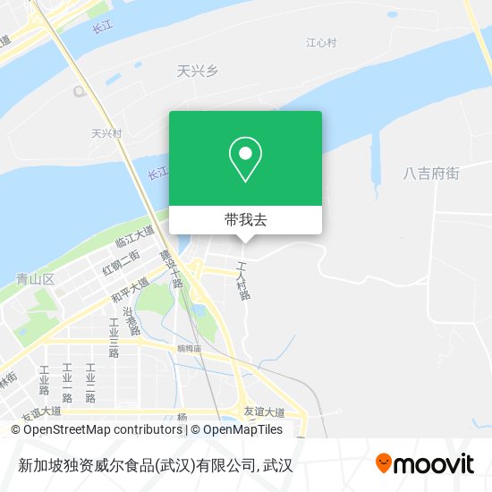 新加坡独资威尔食品(武汉)有限公司地图