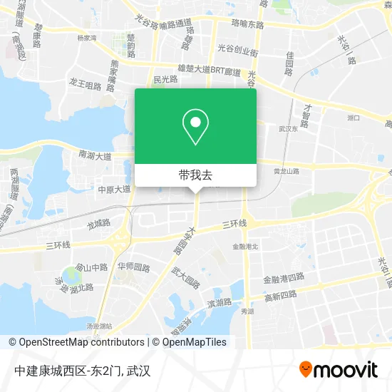 中建康城西区-东2门地图