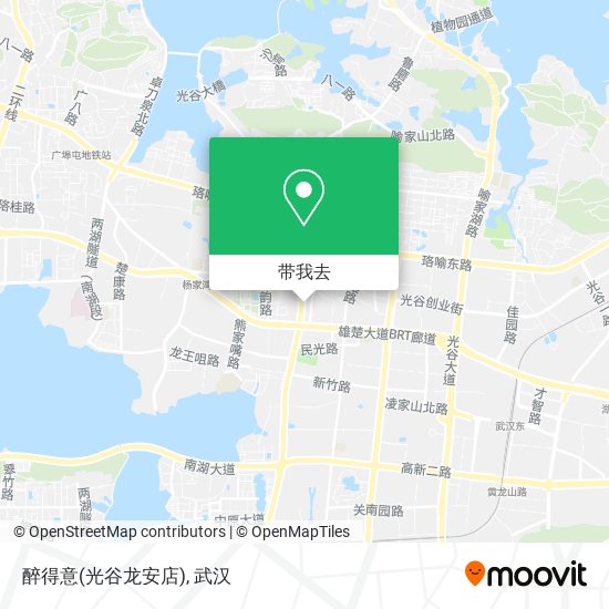 醉得意(光谷龙安店)地图