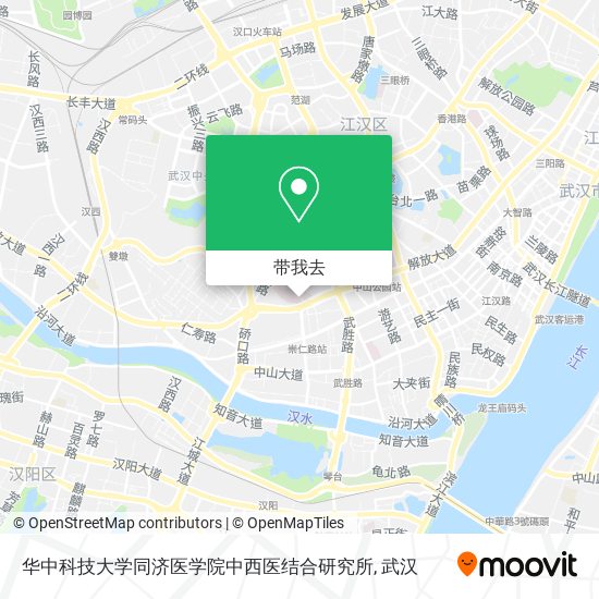 华中科技大学同济医学院中西医结合研究所地图
