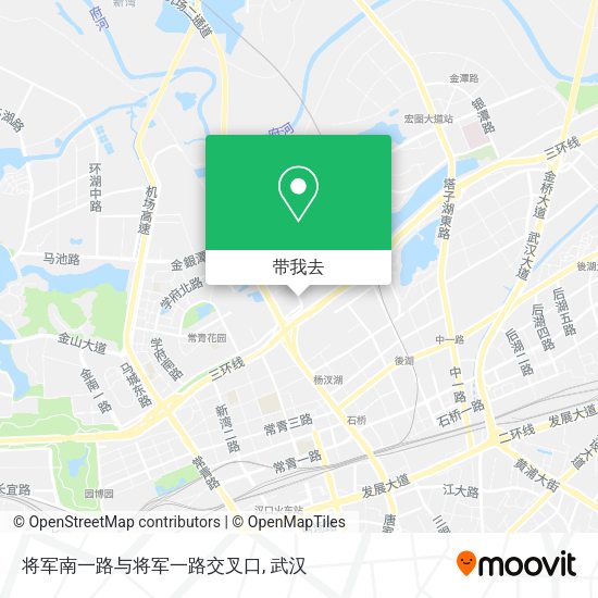 将军南一路与将军一路交叉口地图
