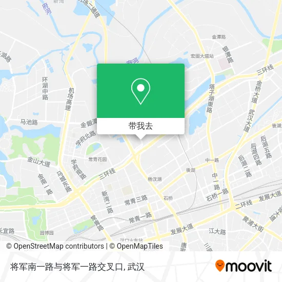 将军南一路与将军一路交叉口地图
