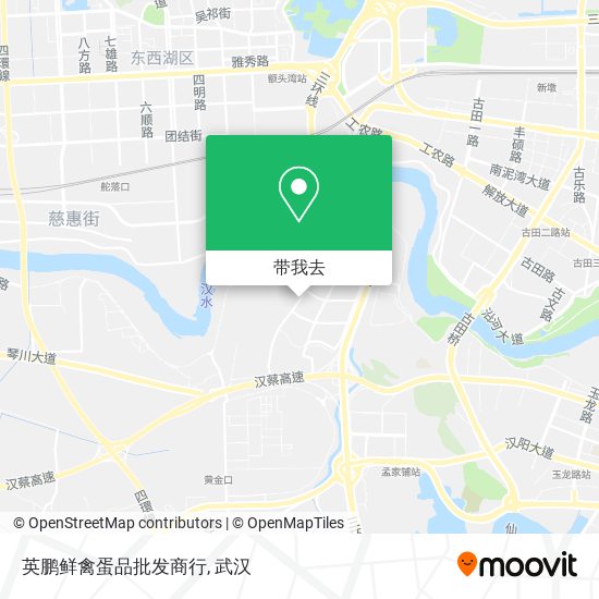 英鹏鲜禽蛋品批发商行地图