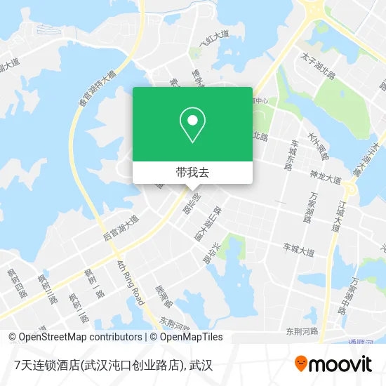 7天连锁酒店(武汉沌口创业路店)地图