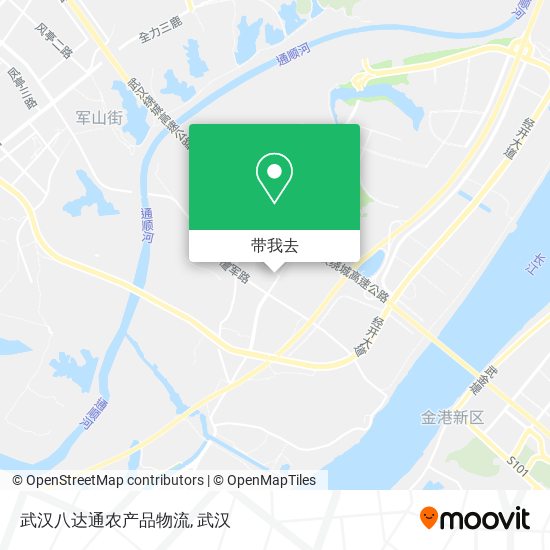 武汉八达通农产品物流地图