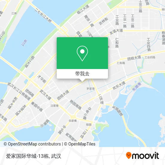 爱家国际华城-13栋地图