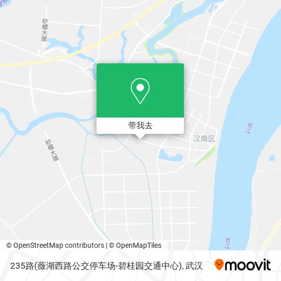 235路(薇湖西路公交停车场-碧桂园交通中心)地图