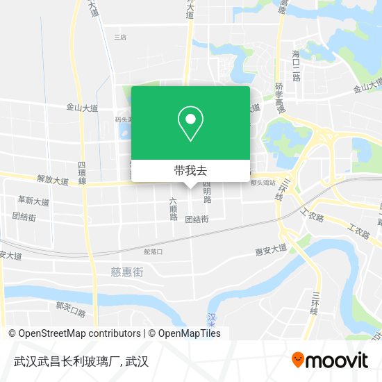 武汉武昌长利玻璃厂地图