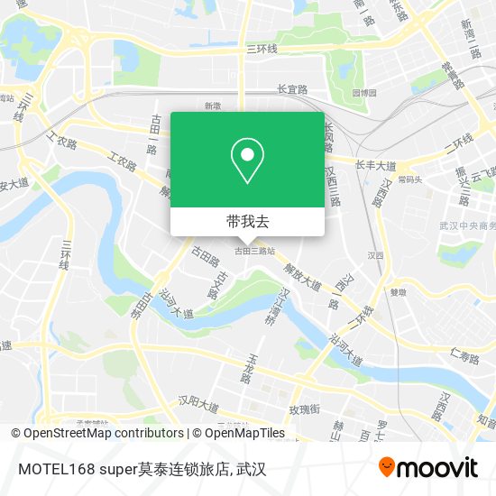 MOTEL168 super莫泰连锁旅店地图