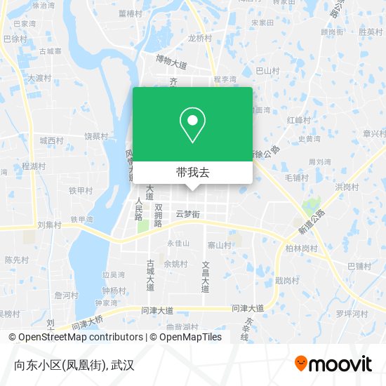 向东小区(凤凰街)地图