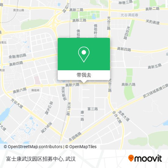 富士康武汉园区招募中心地图