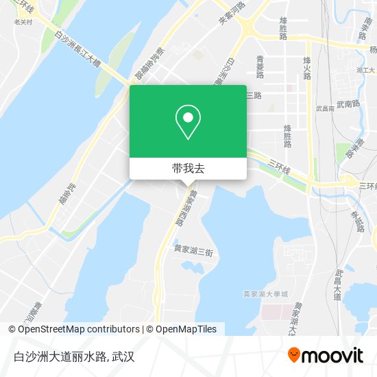 白沙洲大道丽水路地图