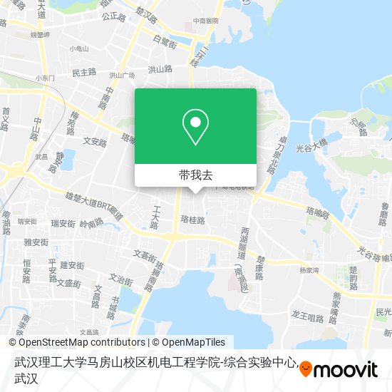 武汉理工大学马房山校区机电工程学院-综合实验中心地图