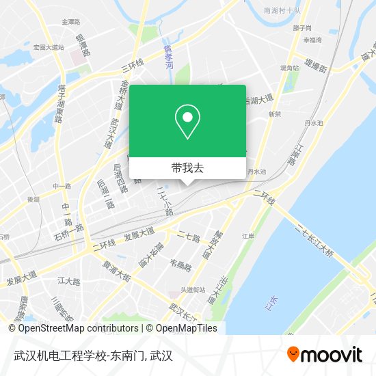 武汉机电工程学校-东南门地图