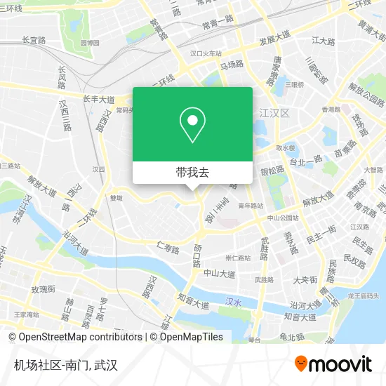 机场社区-南门地图