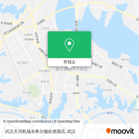 武汉天河机场东希尔顿欢朋酒店地图