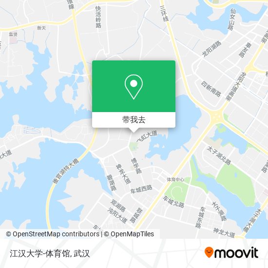 江汉大学-体育馆地图