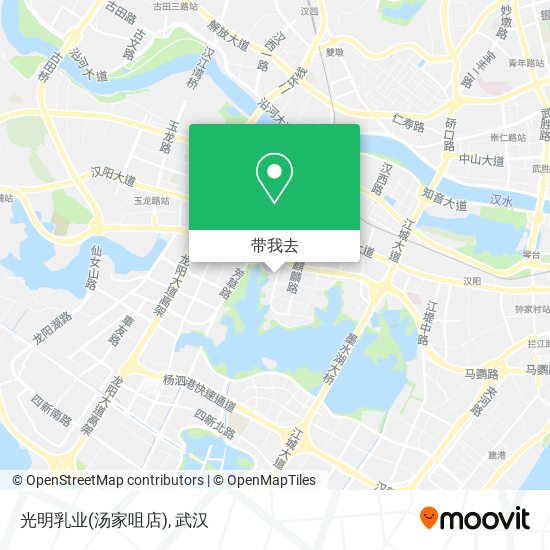 光明乳业(汤家咀店)地图