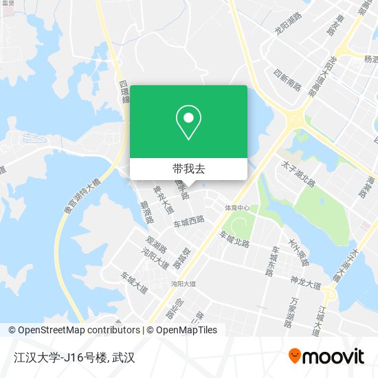 江汉大学-J16号楼地图