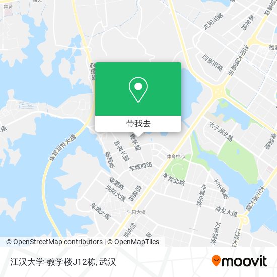 江汉大学-教学楼J12栋地图