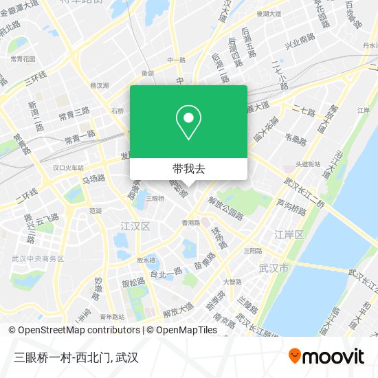 三眼桥一村-西北门地图
