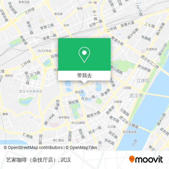 艺家咖啡（杂技厅店）地图