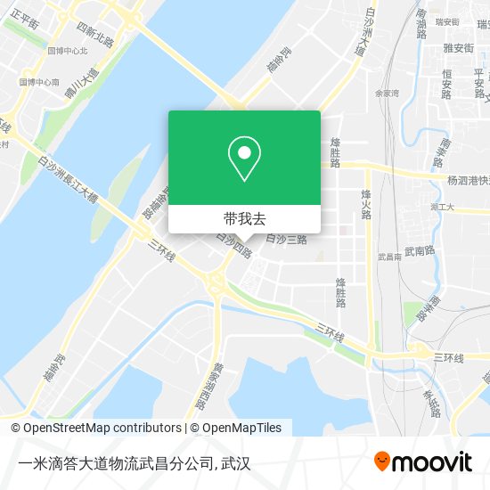 一米滴答大道物流武昌分公司地图