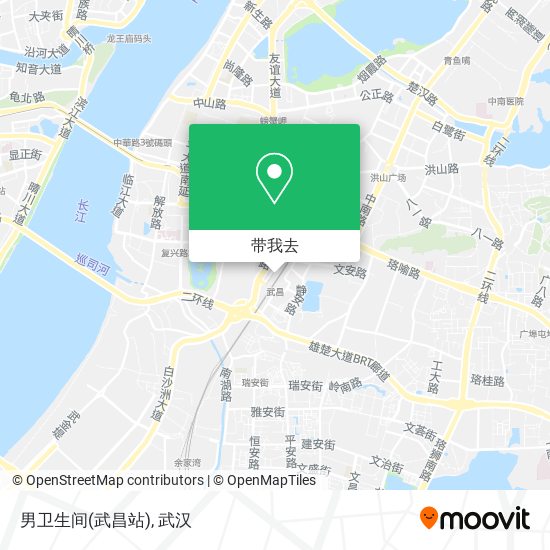 男卫生间(武昌站)地图