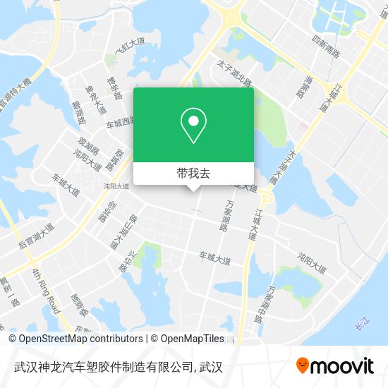 武汉神龙汽车塑胶件制造有限公司地图