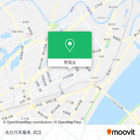 名仕汽车服务地图