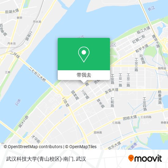 武汉科技大学(青山校区)-南门地图
