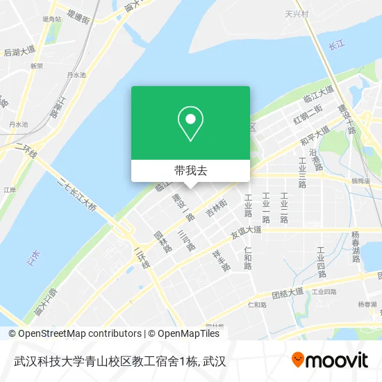 武汉科技大学青山校区教工宿舍1栋地图
