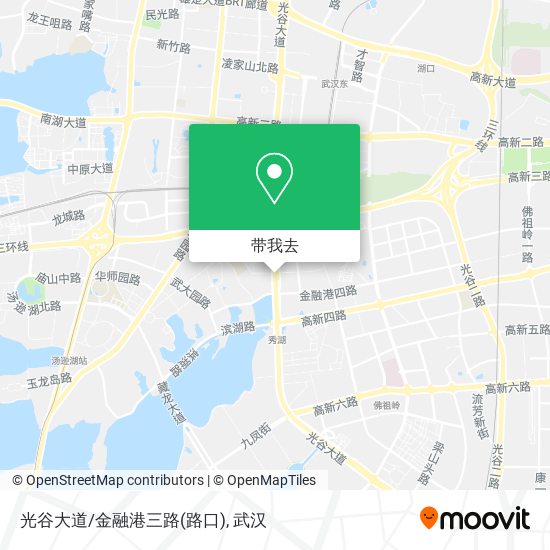 光谷大道/金融港三路(路口)地图